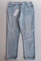 FAT FACE CHESHAM GIRLFRIEND PALE WASH DENIM STRAIGHT JEANS - WOMEN UK14 LONG - UK 14 Tall