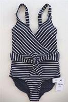 FAT FACE BRETON WRAP RETRO TUMMY CONTROL PADDED ONE PIECE SWIMSUIT - WOMEN UK8 - UK 8 Regular