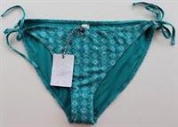 FAT FACE DAISY DIAMOND TIE SIDE BIKINI BOTTOMS SWIMWEAR - TURQUOISE - WOMEN UK18 - UK 18 Regular