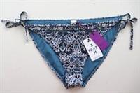 FAT FACE LIBERTY RUFFLE TIE SIDE BIKINI BOTTOMS BRIEFS SWIMWEAR BLUE WOMEN UK16 - UK 16 Regular