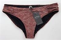 FAT FACE TRIBAL GEO GATHERED BIKINI BOTTOMS SWIMWEAR RED FIREBRICK WOMEN UK12 - UK 12 Regular