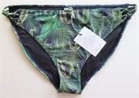 FAT FACE TROPICAL FLORAL MACRAME BIKINI BOTTOMS SWIMWEAR NAVY GREEN WOMEN UK16 - UK 16 Regular