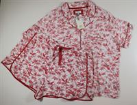 FAT FACE MARTHA TREETOP BIRD SLEEPWEAR WOVEN PJ PYJAMA SHORTS SET WOMEN UK22 - UK 22 Regular