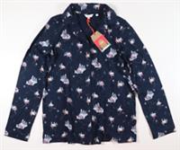 FAT FACE SHELTER JERSEY SOFT COTTON PJ PYJAMA TOP - NAVY - WOMEN UK6 - UK 6 Regular