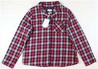 FAT FACE FAMILY CHECK SOFT COTTON NIGHTSHIRT PJ PYJAMA TOP - RED - WOMEN UK10 12 - UK 10 Regular