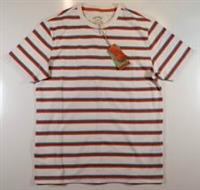 FAT FACE HENFORD STRIPE 100% COTTON SHORT SLEEVE T-SHIRT TOP - OFF WHITE - MEN M - M Regular