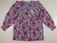 FAT FACE RYE FLORAL CRAFT RUFFLE FRILL LACE BLOUSE TOP - BLUE - WOMEN ALL SIZES - UK 8 / UK 20 / UK 22 / UK 24 Regular