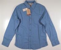 FAT FACE DOT PRINT COTTON LONG SLEEVE SHIRT - LIGHT BLUE - MEN S - S Regular