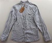 FAT FACE PALMER STRIPE LINEN COTTON BLEND LONG SLEEVE SHIRT 943980 MEN S - S Regular