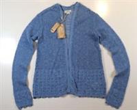 FAT FACE PRIYA CARDI SOFT COTTON KNIT CARDIGAN - BLUE CHAMBRAY - WOMEN UK8 22 - UK 8 / UK 22 Regular