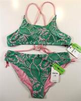 FAT FACE TROPICAL LEAVES TIE SIDE BIKINI SWIMWEAR - GREEN - WOMEN ALL SIZES - UK12 Regular