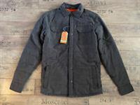 FAT FACE ALBURY QUILTED JACKET FLEECE CHARCOAL MEN - SIZE S TALL - BNWT - S Regular
