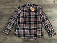 FAT FACE - RIPLEY CHECK SHIRT LONG SLEEVE TEXTURED MEN COTTON WASHED PURPLE - L - L Regular