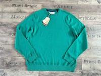 FAT FACE BRAUNTON CREW NECK MEN COTTON WOOL KNIT JUMPER - DARK GREEN - L - L Regular