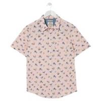 Fatface TOUCAN Pink Watermelon Short Sleeve Shirt - 2XL - 2XL Regular