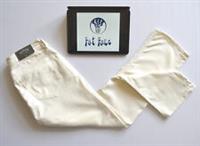 FAT FACE Fatface Womens Jeans White Cotton Denim Crop Sz. 8UK - W28 L24 - 8 Regular