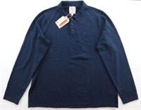 FAT FACE BRAUNTON POLO COTTON WOOL BLEND KNIT JUMPER - NAVY - MEN 2XL 3XL - 2XL / 3XL Regular