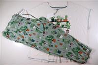 FAT FACE - JOSIE HOUSE PLANT PRINT PYJAMA PANTS SET - GREEN - WOMEN UK24 SHORT - UK 24 - SHORT Regular