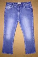 Fat Face Women's Cropped Mid-Blue Jeans - W32/L24 - Waist Size 32 inches Regular