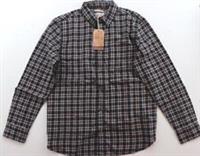 FAT FACE - SELCOTT CHECK 100% COTTON LONG SLEEVE SHIRT BLACK NIGHT 970323 MEN S - S Regular