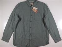 FAT FACE CHESIL PLAIN 100% COTTON LONG SLEEVE SHIRT GRASS GREEN 972720 MEN M 2XL - M / 2XL Regular