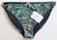 FAT FACE TROPICAL FLORAL MACRAME BIKINI BOTTOMS SWIMWEAR NAVY GREEN - WOMEN UK16 - UK 16 Regular