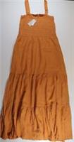 FAT FACE DANIELLE MAXI SUMMER RELAXED BOHO DRESS GOLDEN YELLOW 979848 WOMEN UK12 - UK12 Regular