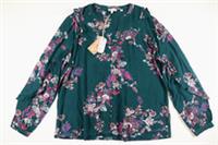 FAT FACE SUDLEY IMPERIAL FLORAL BUTTON V-NECK BLOUSE TOP 977028 WOMEN UK16 18 - UK 16 / UK 18 Regular