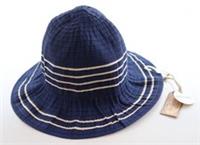 FAT FACE RIBBON TAPE FLOPPY PACKABLE SUMMER SUN HAT NAVY 943121 WOMEN ONE SIZE