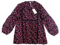 FAT FACE BRADWELL JEWEL FLORAL RELAXED LONGLINE BLOUSE TOP 977024 WOMEN UK10 - UK 10 Regular