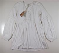 FAT FACE ELLIE LONGLINE LADDER LACE LONG SLEEVE BLOUSE TOP 972934 WOMEN UK6 - UK 6 Regular