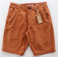 FAT FACE COVE FLAT FRONT COTTON 10.5" CHINO SHORTS - UMBER 972758 - MEN W30 - 30 Regular