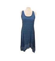 Fat Face Lula Shibori Patch Dress Blue White Striped - Size UK 14, EU 42. - 14 Regular