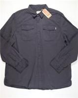 FAT FACE DURHAM UTILITY COTTON LONG SLEEVE SHIRT - GREY 970725 MEN 4XL TALL - 4XL Big & Tall