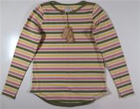 FAT FACE ORGANIC COTTON BLOCK STRIPED LONG SLEEVE BRETON TOP 975246 WOMEN UK8 - UK 8 Regular