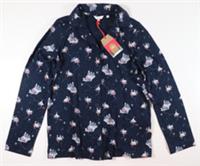 FAT FACE SHELTER JERSEY SOFT COTTON PJ PYJAMA TOP - NAVY 956671 - WOMEN UK6 - UK 6 Regular