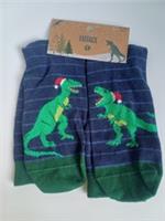 Fat Face Christmas Dinosaur Socks BNWT Size 9.5-11