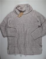 FAT FACE PHOEBE SPARKLE LONGLINE ALPACA KNIT JUMPER OATMEAL 971756 WOMEN UK20 - UK 20 Regular