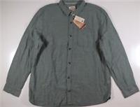 FAT FACE CHESIL PLAIN COTTON LONG SLEEVE SHIRT GRASS GREEN 972720 MEN 2XL - 2XL Regular