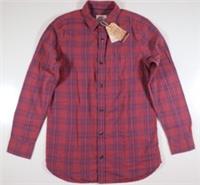 FAT FACE CHESIL CHECK COTTON LONG SLEEVE SHIRT - ROSE PINK 970727 MEN XS TALL - XS Big & Tall