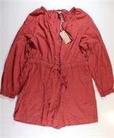 FAT FACE MARLOW LINEN LONG SLEEVE ONE PIECE PLAYSUIT JUMPSUIT 975059 WOMEN UK14 - UK14 Regular