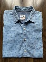 Fat Face Mens Shirt (S) Suits Chest 38 Marine Blue Short Length BNWOT RRP &pound;59 - S Regular