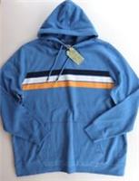 FAT FACE BURLEY OVERHEAD STRIPED FLEECE PULLOVER HOODIE BLUE 975282 MEN 3XL - 3XL Regular