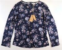 FAT FACE MARY POLKA DOT MEADOW FLORAL LONG SLEEVE BLOUSE TOP 961106 - WOMEN UK12 - UK12 Regular