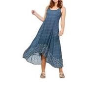 Fat Face Lula Shibori Patch Dress Blue White Striped Womens. Size UK 14, EU 42. - 14 Regular