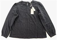 FAT FACE JESSIE BRODERIE EMBROIDERED COTTON BLOUSE TOP - BLACK 952914 WOMEN UK12 - UK 12 Regular