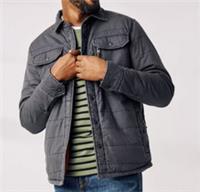 FAT FACE ALBURY QUILTED FLEECE LINED OVERSHIRT JACKET 970002 MEN XS TALL