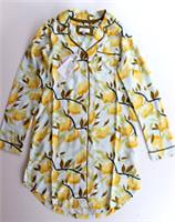 FAT FACE LEMON PRINT NIGHTSHIRT NIGHTDRESS NIGHTWEAR - IVORY 974494 WOMEN UK6 - UK 6 Regular