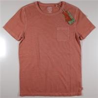 FAT FACE NATURAL DYE POCKET COTTON SHORT SLEEVE T-SHIRT TOP - PINK 975244 MEN XS - XS Regular