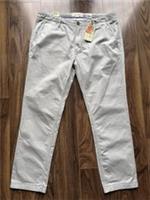 Fat Face Coastal Grey Green Chinos Regular / Straight W38 L31 BNWT RRP &pound;145 - 38R Regular